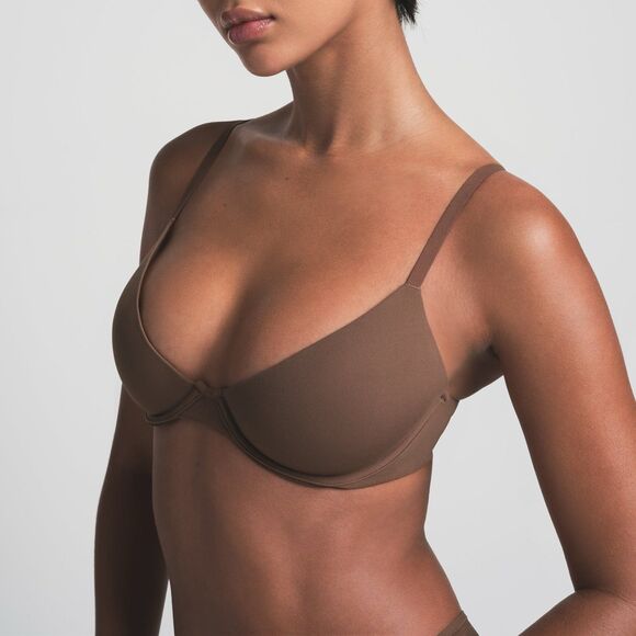 Skims Fits Everybody Scoop Plunge Bra Jasper 32D - Picture 2 of 10